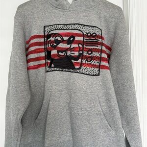 Coach Gray Hoodie with Disney Graphic